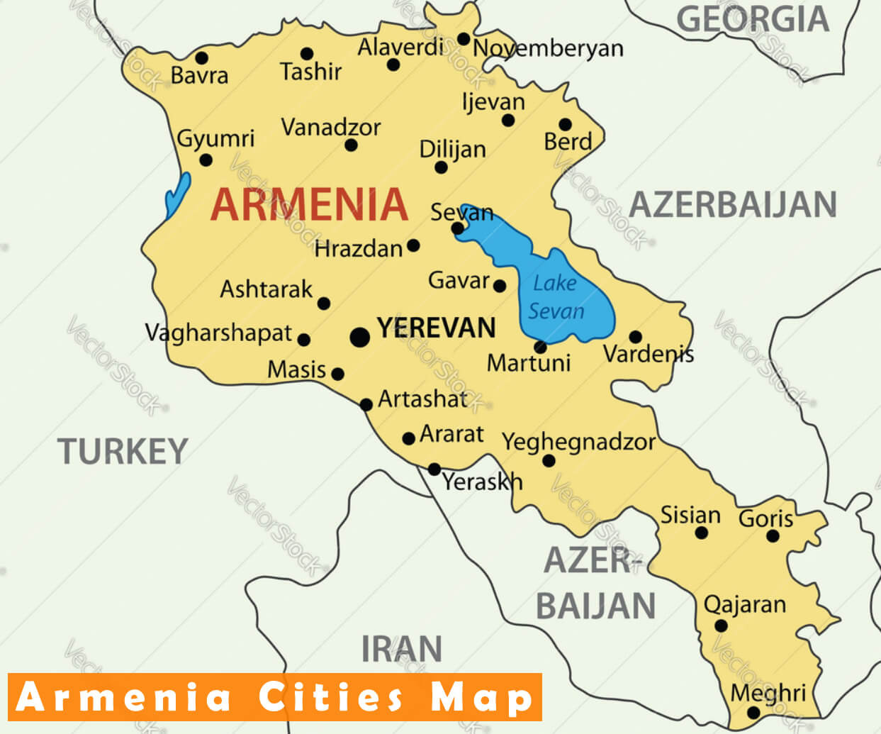 Armenie Carte